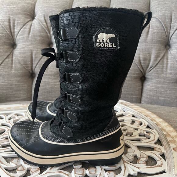 Sorel Tall Waterproof Winter Snow Boots Women’s 7 - Picture 9 of 16